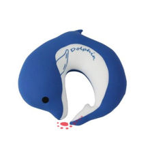 Soft Stuffed Blue Dolpin Travel Pillow